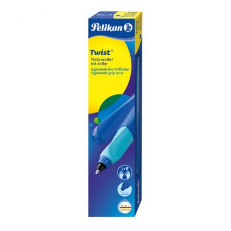 Pelikan Twist® Tintenroller für Rechts- und Linkshänder, Blau