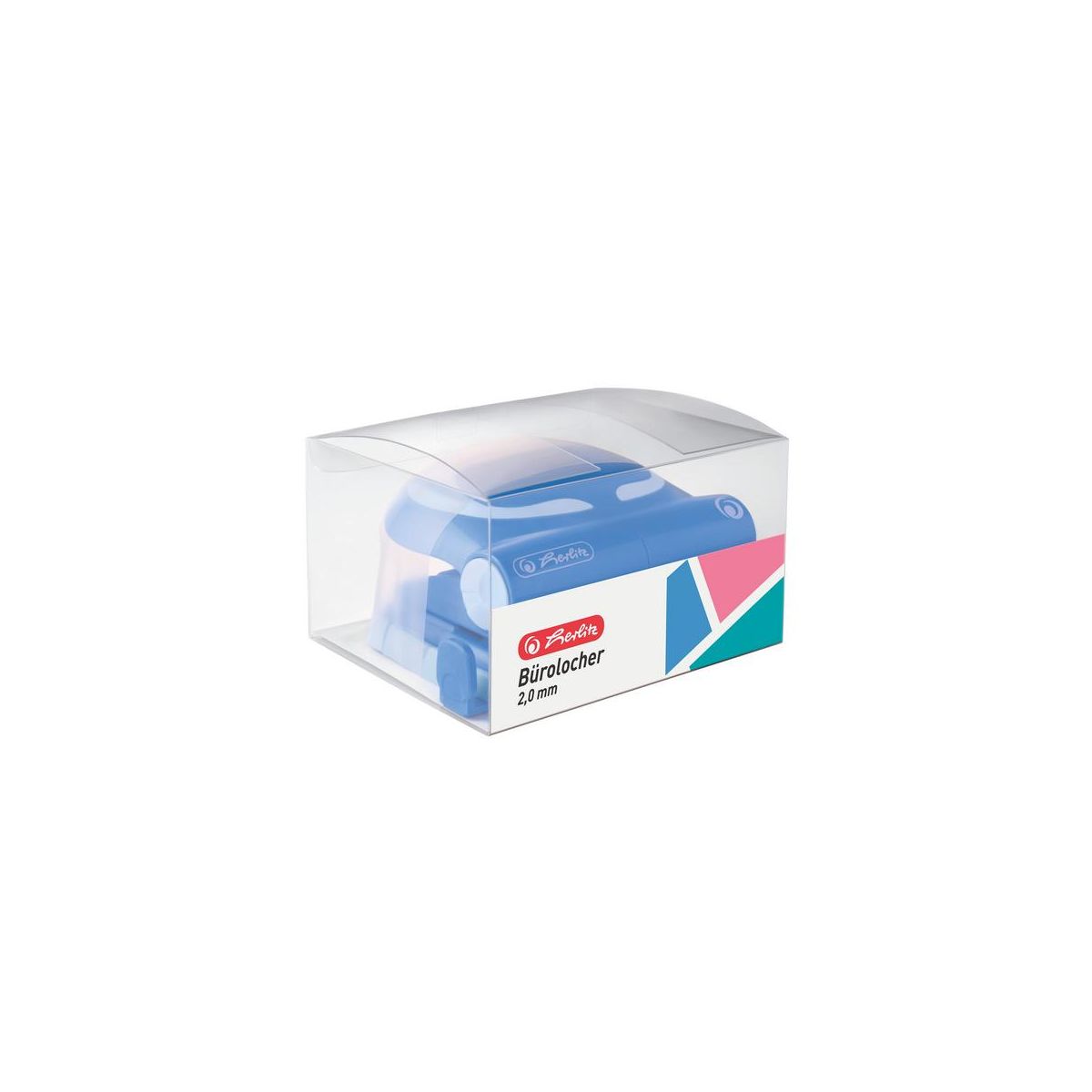 Herlitz Bürolocher 2.0 mm Ergonomie Baltic Blue