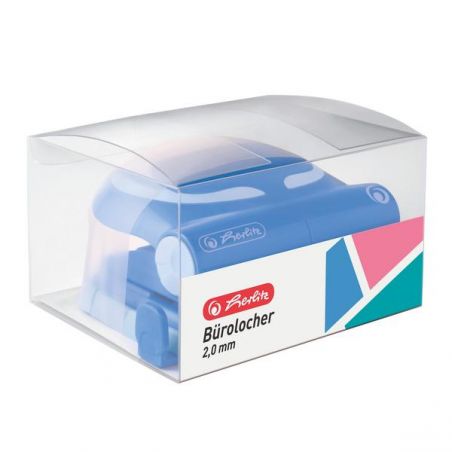 Herlitz Bürolocher 2.0 mm Ergonomie Baltic Blue