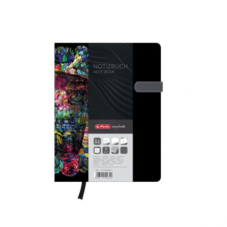 Herlitz Notizbuch Lady A6 my.book liniert Fiona mit Leseband und Falttasche Herlitz Notizbuch Lady A6 my.book liniert Fiona mit Leseband und Falttasche