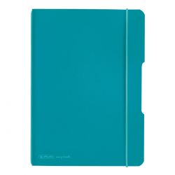 Herlitz Notizheft flex PP A5 my.book 40 Blatt kariert caribbean turquoise