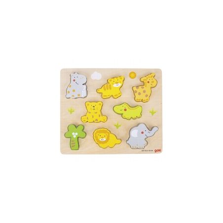 Einlegepuzzle Wilde Tiere