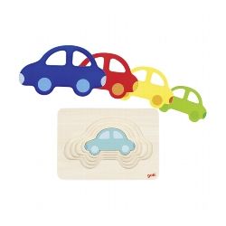 Schichtenpuzzle Auto