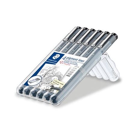 Fineliner pigment liner schwarz 6 Stück