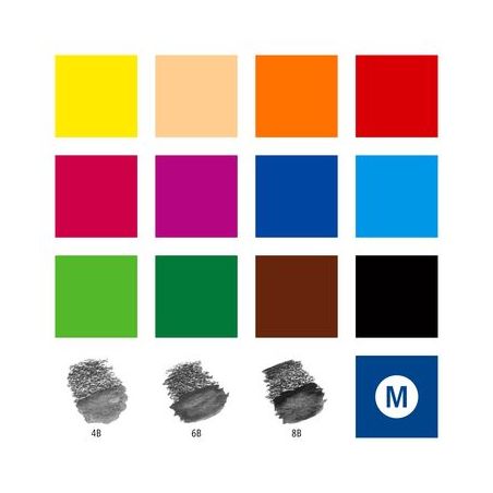 Gemischtes Aquarell Set 100% PEFC