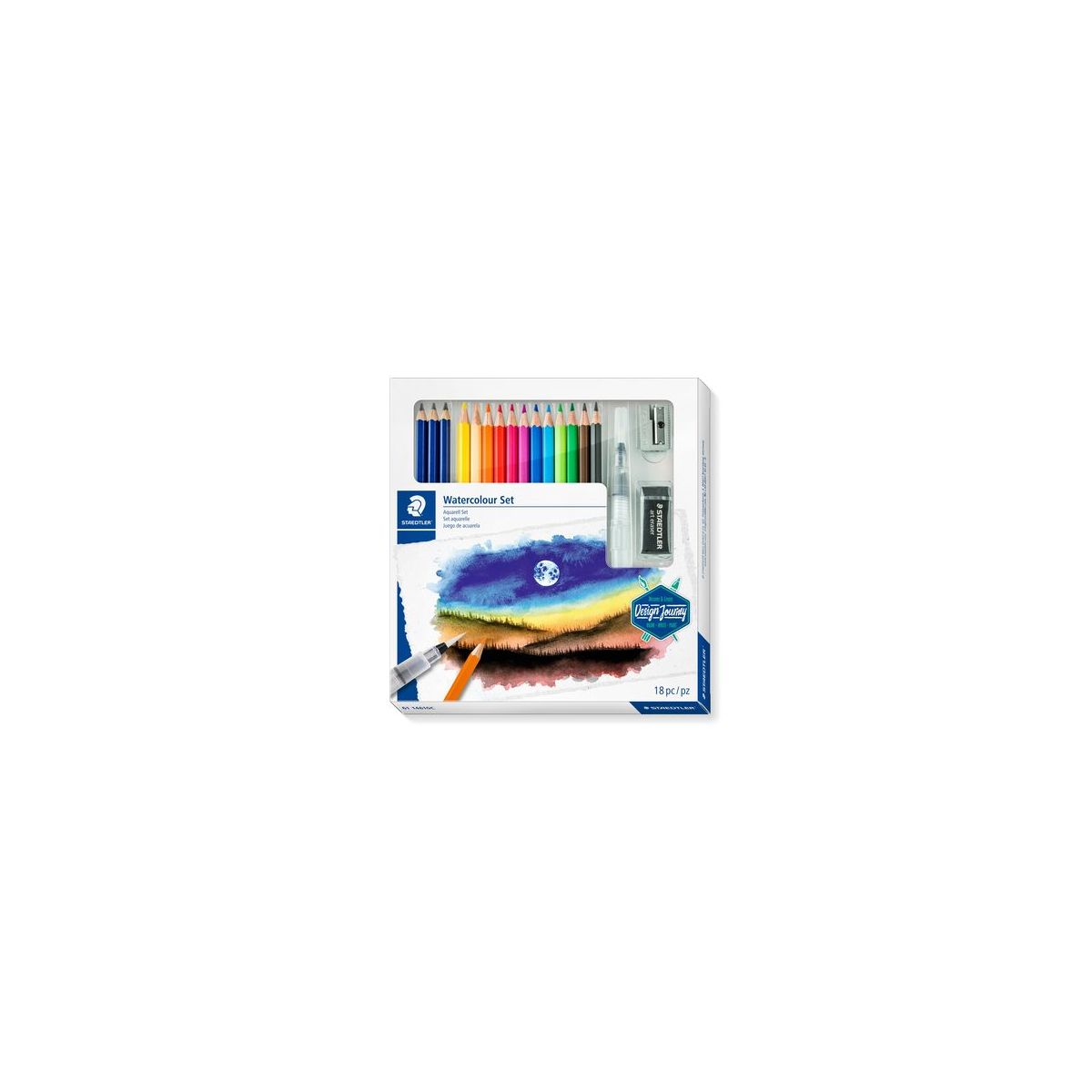 Gemischtes Aquarell Set 100% PEFC