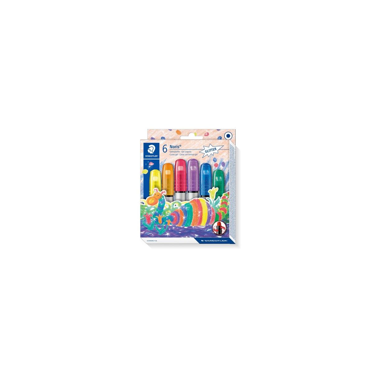 Gelmalstifte Noris Club® Glitter 6 Stück Etui