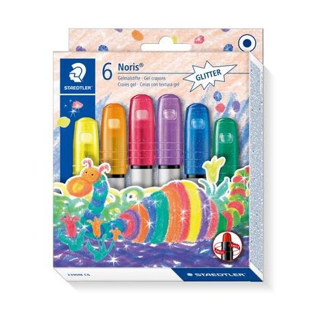 Gelmalstifte Noris Club® Glitter 6 Stück Etui