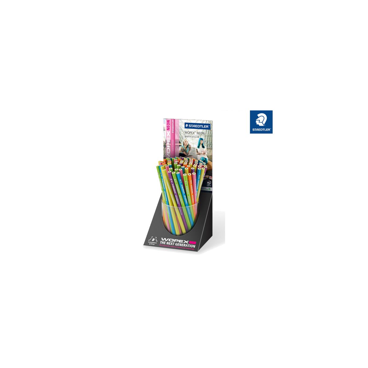 Bleistift HB neon 100% PEFC