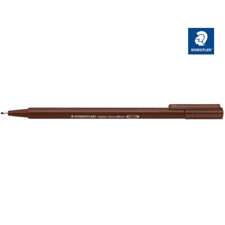 Feinschreiber @triplus Broadliner 338 braun