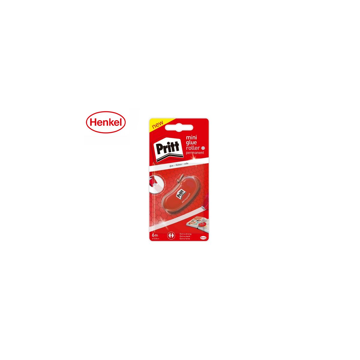 Pritt Kleberoller Mini. perm. 6.0 BK