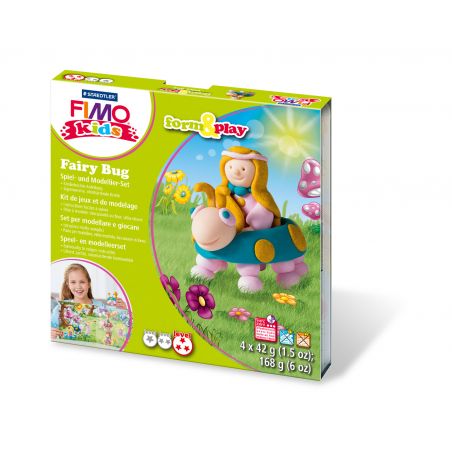 Set Mod.masse Fimo kids F&P Fairy Bug