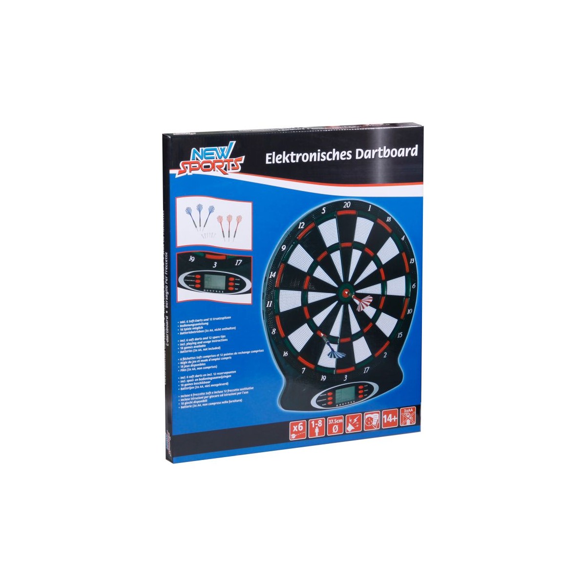 NSP Elektronisches Dartboard, 18 Spiele