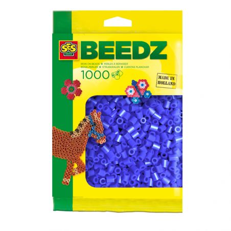 Bügelperlen 1000 Stück dunkelblau