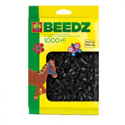 Bügelperlen 1000 Stück schwarz