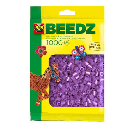 Bügelperlen 1000 Stück violett