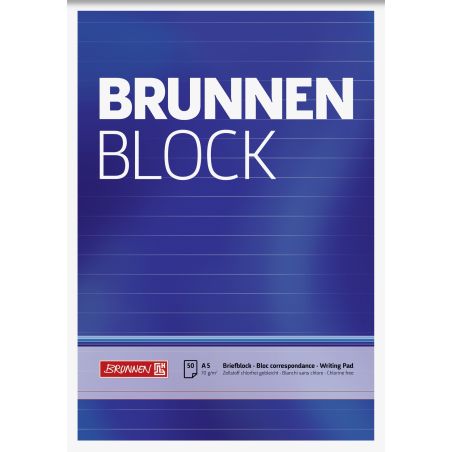 Block „BRUNNEN-Block“ A5 liniert