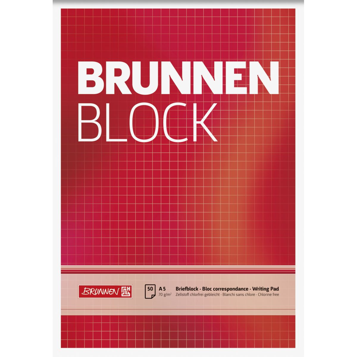 Block „BRUNNEN-Block“ A5 kariert