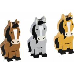 Radiergummi-Set „Pferde“