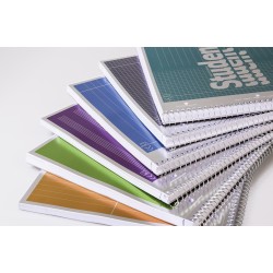 Collegeblock Premium Student „Noten“ A4 Notenlineatur DB: violett-metallic