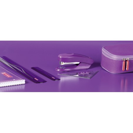 Heftgerät Soft-Touch Colour Code purple