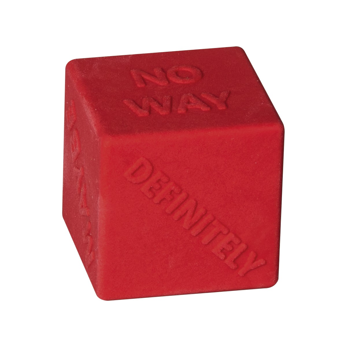 Radiergummi „Cubie“ Colour Code 2,5 x 2,5 x 2,5 cm red