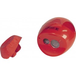 Dosenspitzer + Radiergummi Colour Code 5,8 x 4,2 x 3,7 cm red