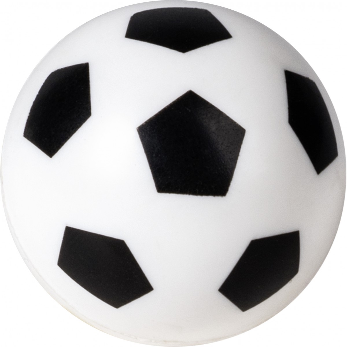 Gummiball „Fußball“ Ø 4 cm schwarz / weiss