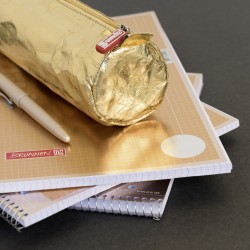 Collegeblock Premium Student Metallic A4 kariert, mit RL innen und außen, Lin. 28
