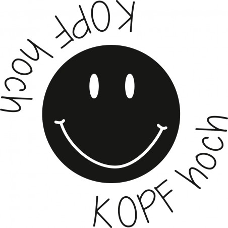 Stempel „Kopf hoch“