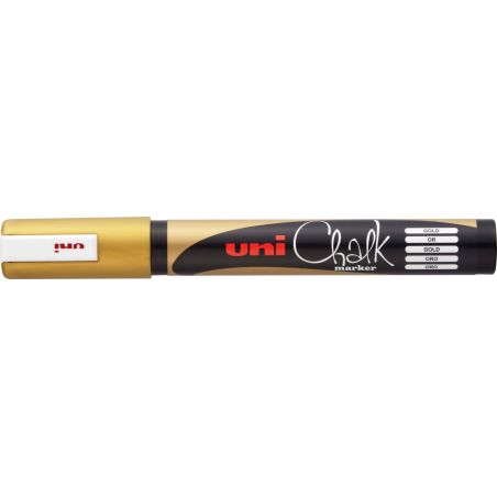 Marker UNI CHALK MARKER PWE-5M gold