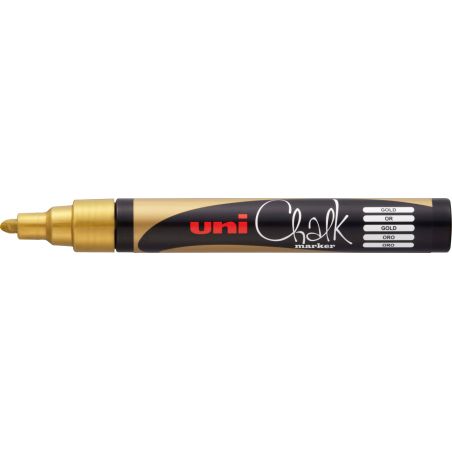 Marker UNI CHALK MARKER PWE-5M gold