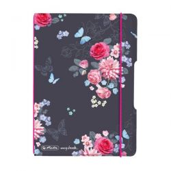 Notizheft flex PP A6,40 Blatt,kar. Ladylike Flowers, my.book