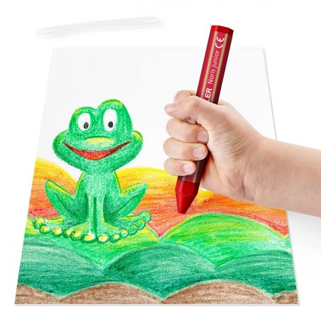 Wachsmalkreide Noris jun 6ST Etui