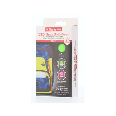 Step by Step LED Neon Pull-Over für das Schulrucksackmodell GIANT, Grün Step by Step LED Neon Pull-Over für das Schulrucksackmodell GIANT, Grün