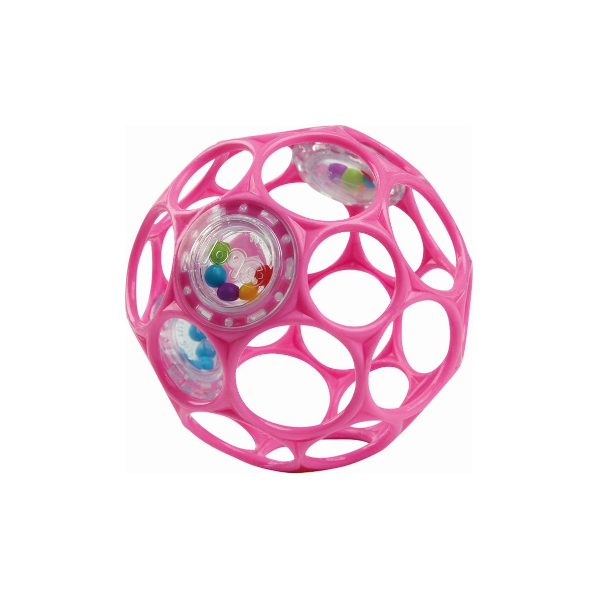 Oball Rattle 10 cm - Pink