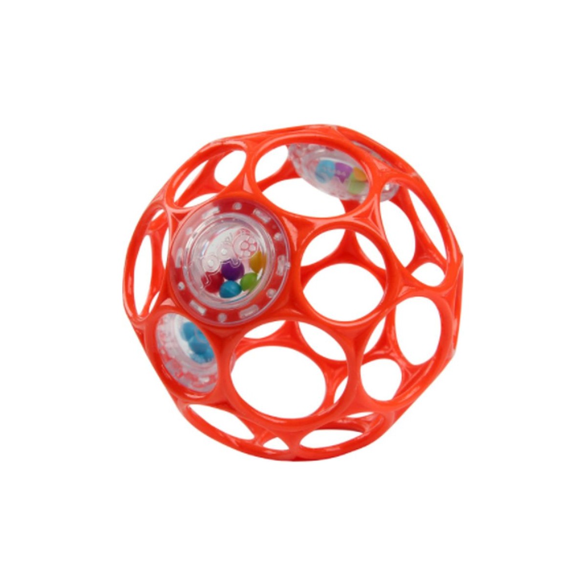 Oball Rattle 10 cm - Rot