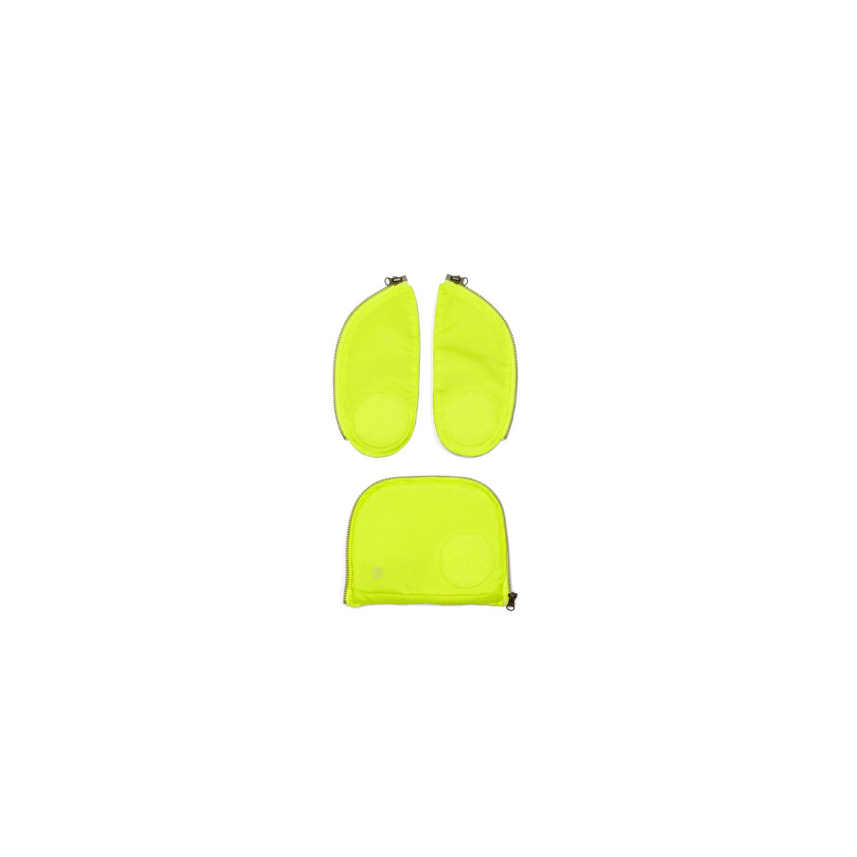Fluo LED Seitentaschen Zip-Set - Gelb