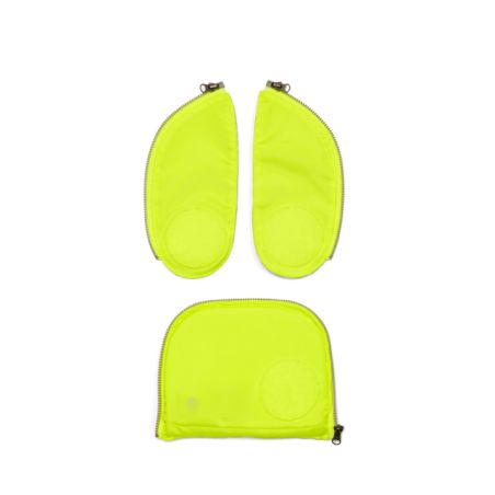 Fluo LED Seitentaschen Zip-Set - Gelb