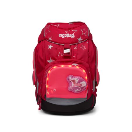 Fluo LED Seitentaschen Zip-Set - Pink