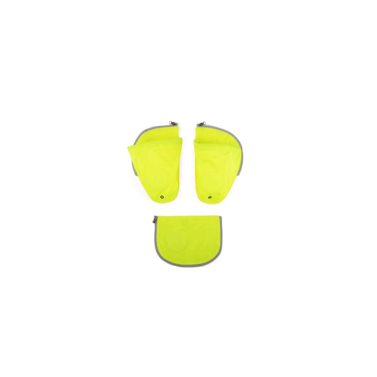 Fluo Seitentaschen Zip-Set - Gelb