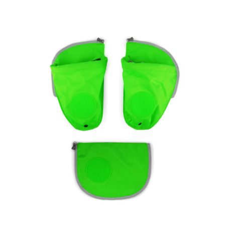 Fluo Seitentaschen Zip-Set - Grün
