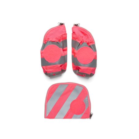Fluo Seitentaschen Zip-Set mit Reflektorstreifen - Pink Fluo Seitentaschen Zip-Set mit Reflektorstreifen - Pink