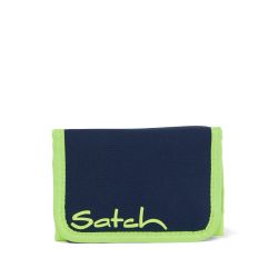 satch Wallet, dark blue, neon, yellow, Toxic Yellow