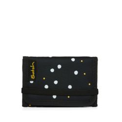 satch Wallet, black, white, yellow, Lazy Daisy