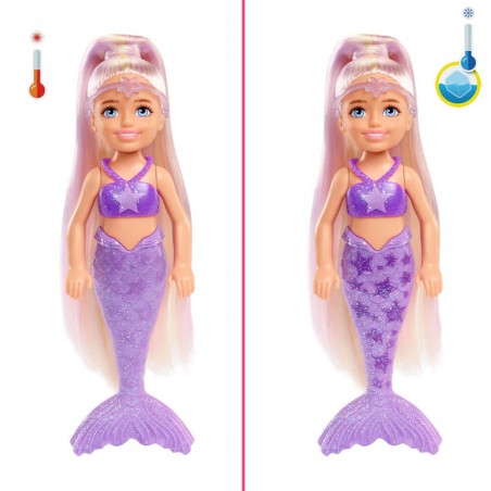 Barbie Color Reveal Rainbow Mermaids Chelsea Puppen Sortimen