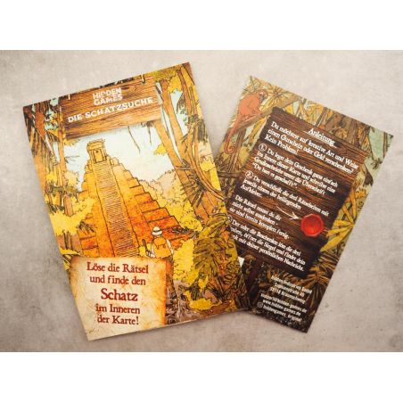 Hidden Games: Die Schatzsuche Rätselkarte Hidden Games: Die Schatzsuche Rätselkarte