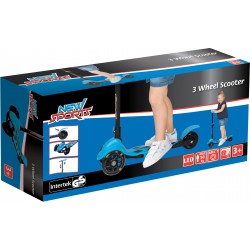 NSP 3-Wheel Scooter Blau, 120mm, ABEC7