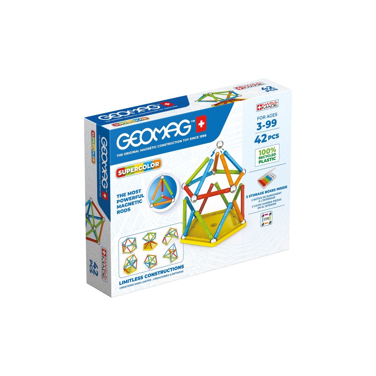 GEOMAG SUPERCOLOR RECYCLED 42 Teile