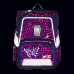 SPACE SHINE Schulranzen-Set Butterfly Night, 5-teilig